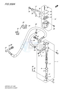 GSR750Z EU drawing REAR MASTER CYLINDER