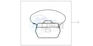 XL125V VARADERO drawing INNERBAG TOPBOX