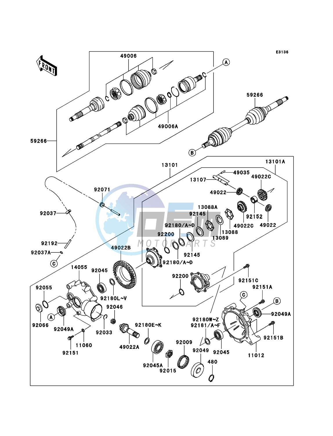 Drive Shaft-Front