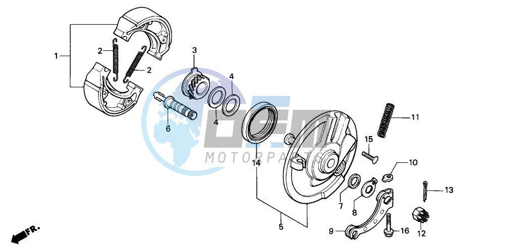 FRONT BRAKE PANEL