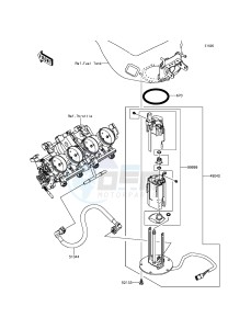 NINJA ZX-6R ZX600RFF FR GB XX (EU ME A(FRICA) drawing Fuel Pump