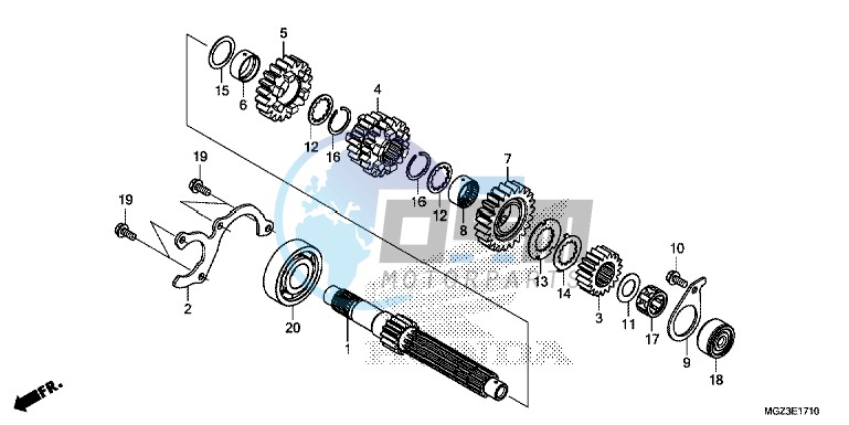 TRANSMISSION (MAINSHAFT)