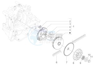 Typhoon 50 4T 4V E2 (NAFTA) USA drawing Driving pulley