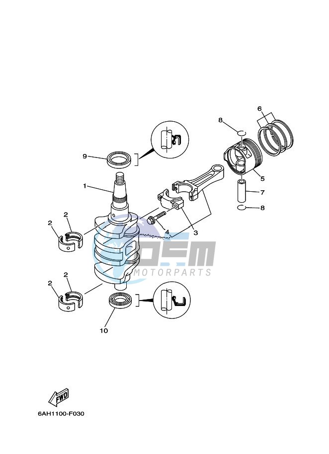 CRANKSHAFT--PISTON