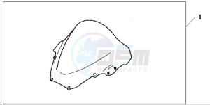 VTR1000SP VTR1000SP-1 drawing HIGHWIND SCREEN