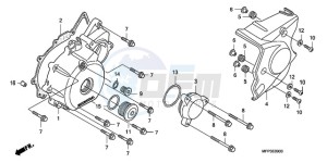 CB1300SA9 France - (F / ABS BCT CMF MME TWO) drawing LEFT CRANKCASE COVER