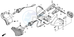 CBR1000F drawing WINKER