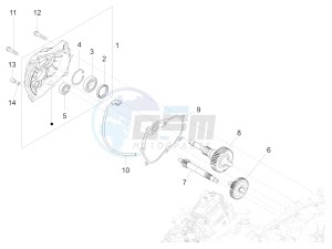 GTS 300 SUPER-TECH IE ABS E4 (APAC) drawing Reduction unit