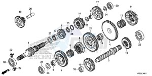 TRX420TM1F TRX420 Europe Direct - (ED) drawing TRANSMISSION (TRX420FE1/FM1/FM2/TE1/TM1)