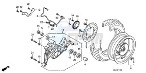 FES1259 Europe Direct - (ED) drawing REAR WHEEL