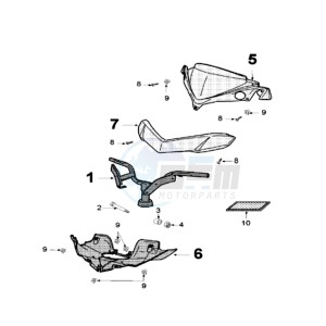 GEOPOLIS 250SC EU drawing HANDLEBAR