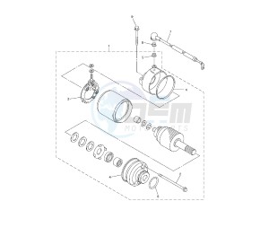 XJ6-S DIVERSION ABS 600 drawing STARTING MOTOR