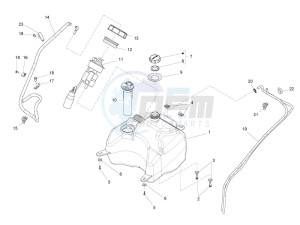 Carnaby 300 4t ie Cruiser drawing Fuel Tank