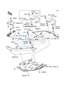 ER-6f ABS EX650B6F GB XX (EU ME A(FRICA) drawing Seat Cover