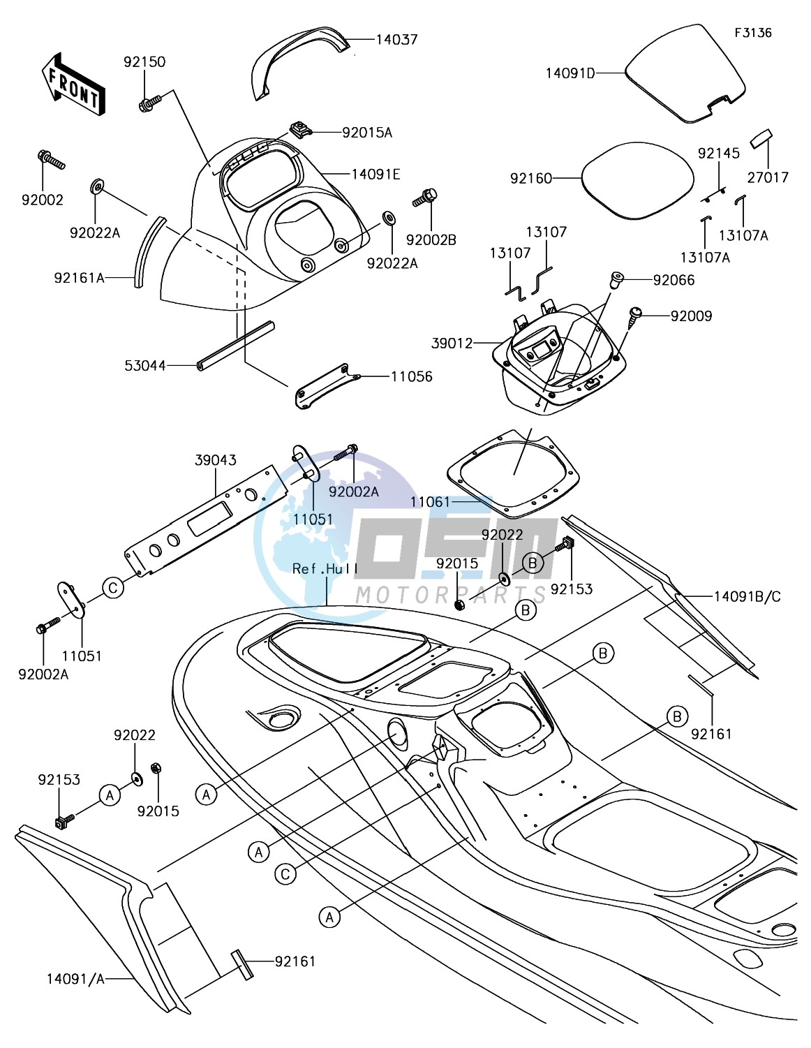 Hull Middle Fittings