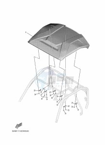 YXE850EN YX85EPAP (BANU) drawing SUN ROOF