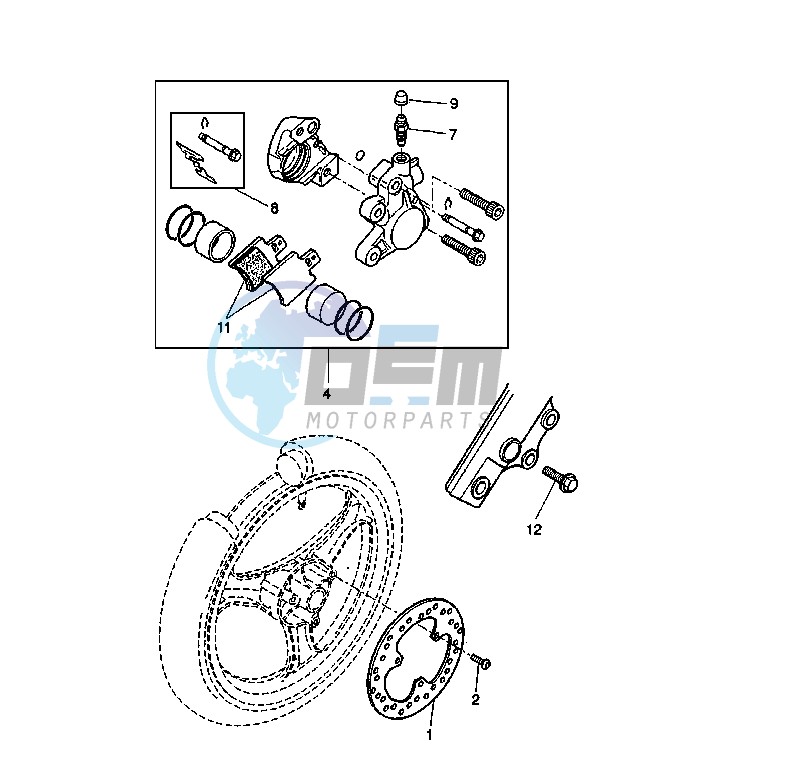 FRONT BRAKE CALIPER