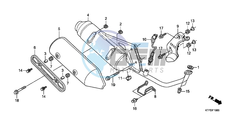 EXHAUST MUFFLER