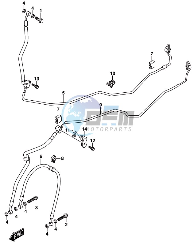 FRONT BRAKE HOSE