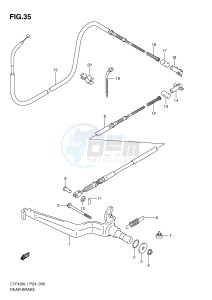 LT-F400 (P24) drawing REAR BRAKE