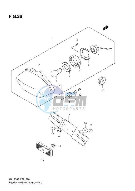 REAR COMBINATION LAMP