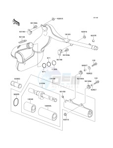 KX 500 E (E15-E16) drawing MUFFLER-- S- -