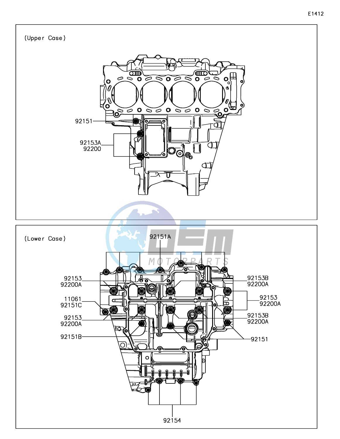 Crankcase Bolt Pattern