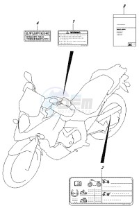 DL650 drawing LABEL (DL650XAUEL7 E21)