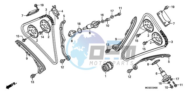 CAM CHAIN/TENSIONER