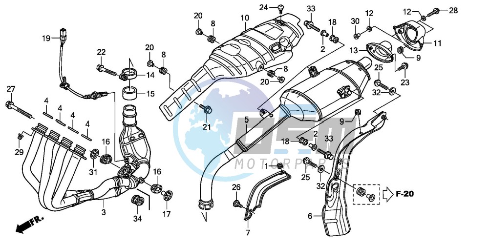 EXHAUST MUFFLER