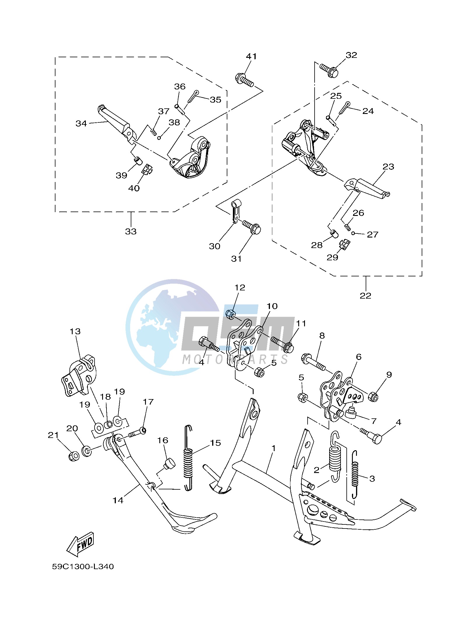 STAND & FOOTREST