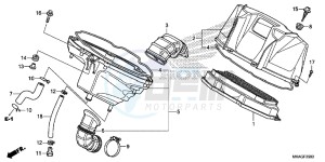 NC750SDG NC750X Europe Direct - (ED) drawing AIR CLEANER