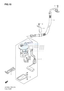 UH125 BURGMAN EU drawing FUEL PUMP