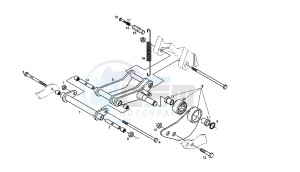 BOULEVARD - 50 CC 4T EU2 25 KM/H drawing SWING ARM