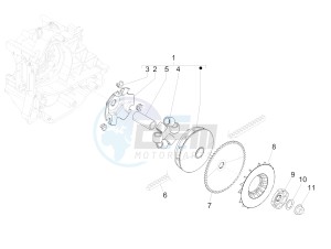 ZIP 50 4T NOABS E4 (EMEA) drawing Driving pulley