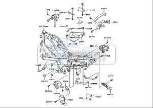 ZZR 600 (EU) drawing BATTERY CASE