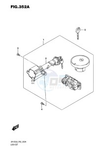 UH125 BURGMAN EU drawing LOCK SET