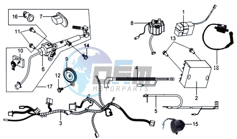 WIRING HARNASS - ELECTRONIC PARTS