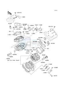 VN 1500 E [VULCAN 1500 CLASSIC] (E7) [VULCAN 1500 CLASSIC] drawing CYLINDER HEAD COVER