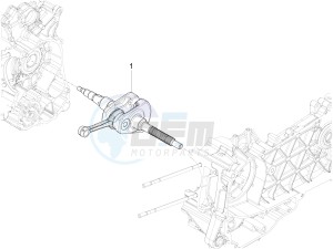 150 Sprint 4T 3V ie (APAC) (AU, CD, EX, JP, RI, TH) drawing Crankshaft