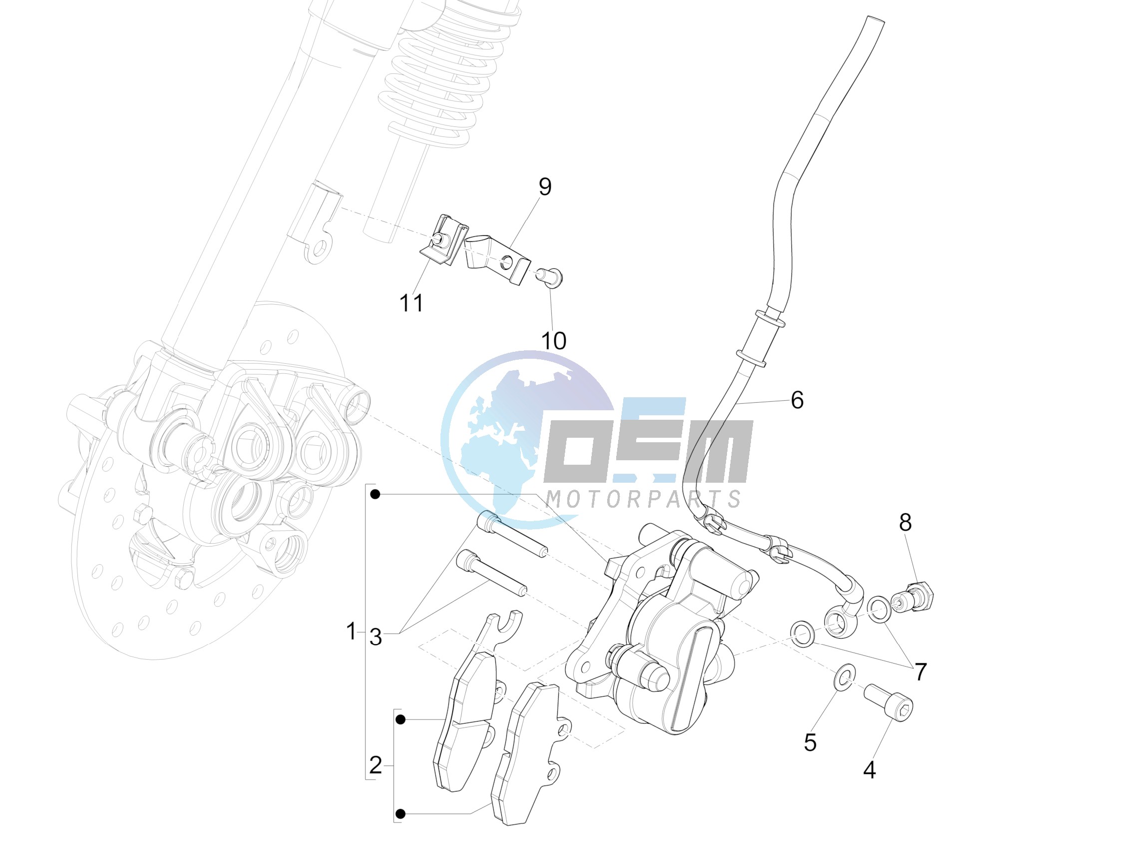 Brakes pipes - Calipers