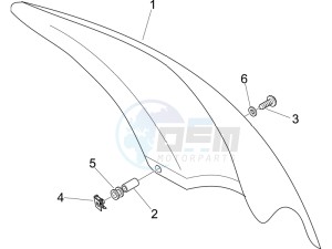 Beverly 250 drawing Windshield