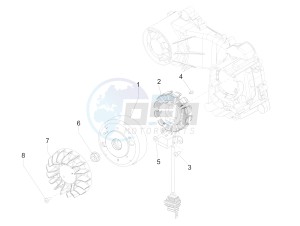 Liberty 50 iGet 4T 3V (EMEA) drawing Flywheel magneto