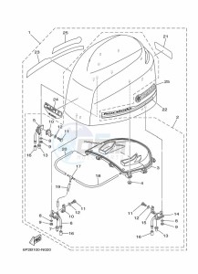 F250GETU drawing FAIRING-UPPER