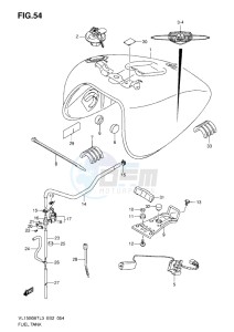 VL1500 BT drawing FUEL TANK