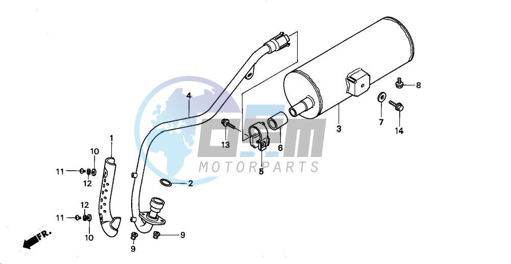 EXHAUST MUFFLER