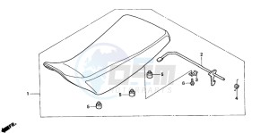 TRX350FM RANCHER 4X4 drawing SEAT