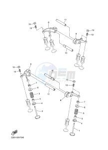 XVS1300CU XVS1300 CUSTOM XVS1300 CUSTOM (2SS6) drawing VALVE