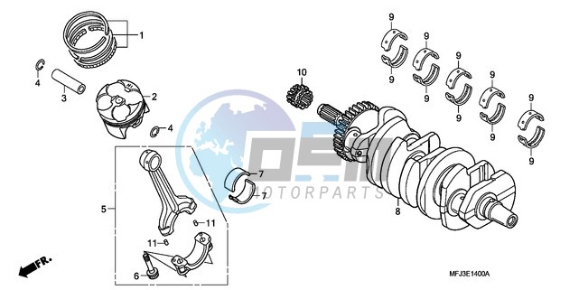 CRANKSHAFT/PISTON