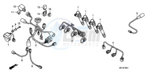 CBR1000RR9 UK - (E / MK) drawing SUB HARNESS (CBR1000RR)